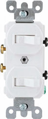 LEVITON Leviton Mfg Co R62-05224-2WS White Duplex Switch 15A