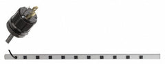 WIREMOLD Wiremold 4810ULBD20R-TL Power Outlet Strip 20A 10 Outlet