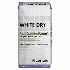 CUSTOM BUILDING PRODUCTS Custom Bldg Products WDG25 White Dry Tile Grout 25 Lb