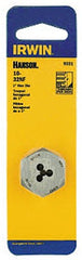 IRWIN Irwin 9331ZR 10-32 Nf Hex Machine Screw Die 1 Inch Carbon Steel