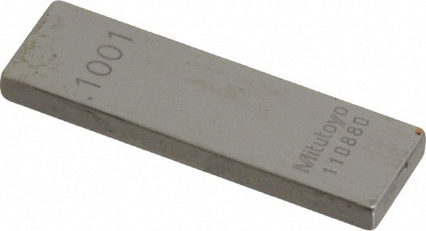 MITUTOYO Mitutoyo 611121-541 Steel Gage Block 0.1001 in Grade AS-1