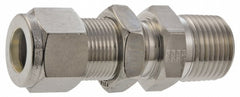 PARKER Parker 6MBC8N-316 Bulkhead Connector 1/2-14 Npt Ss