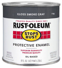 RUST-OLEUM Rust-oleum 7786-730 Gloss Smoke Gray Enamel 0.5 Pint
