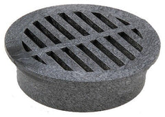 NDS Nds 40 6 Inch Black Round Drain Grate Uv Resistant