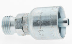 PARKER Parker PP-00299 Hydraulic Hose Male Rigid Fitting 0.25in Steel