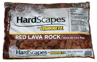 QUIKRETE Quikrete Companies 1175-05 Red Lava Rock 0.5 Cu Ft