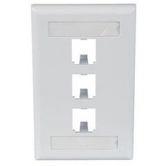 PANDUIT Panduit CFPL3WHY Faceplate 3 Port Single Gang