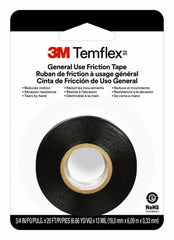 3M 3M 1700-1PK-BB40 Temflex 1700 vinyl electrical tape 600 V (0.75 in x 60 ft)
