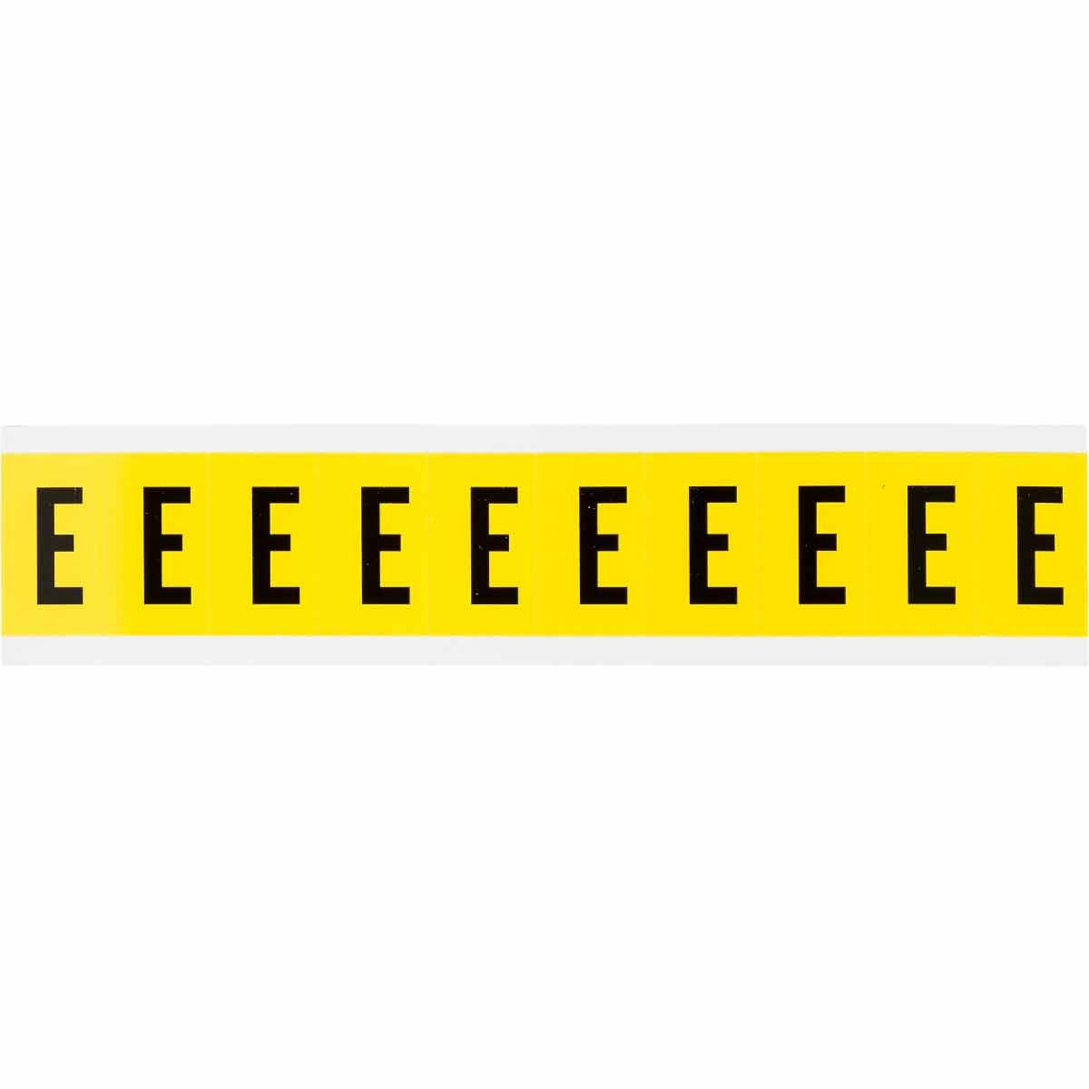 BRADY Brady 3430-E 1 in Vinyl Letter Label (10/Pack)