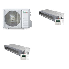 BRAVO ROMA BRAVO ROMA 30000 BTU R32 23 SEER2 2-Zone Concealed Duct Mini Split System