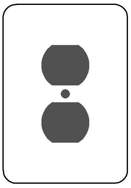 MULBERRY METAL PRODUCTS Mulberry Metal Products 75701 Maximum Princess Wallplate (5 in H x 3-1/2 in W)