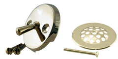 WESTBRASS Westbrass D92-62 Beehive Grid Tub Trim Grate with Trip Lever Faceplate 1 Pack