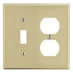 HUBBELL Hubbell Premise Wiring PJ18I 2-gang Duplex Wall Plate