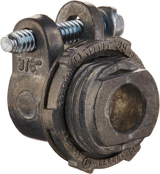 HALEX Halex 90422 3/4 In Straight Squeeze Armored Cable Conduit Connector (Pack)