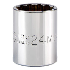 PROTO Proto J5424M Hand Socket 24mm 12-point 1/2in Drive
