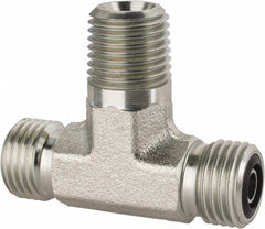 PARKER Parker 4-4-4 Slo-s Male Branch Tee 1/4 in Orfs Nptf 6000 Psi