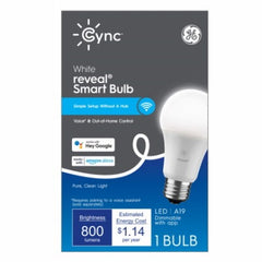 GE G E Lighting 93130121 Smart Led A19 Bulb 9.5W 2700K 4-pack