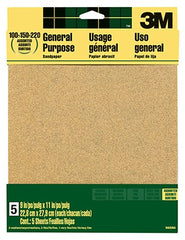 3M 3M Company 9001NA 150 Grit Aluminum Oxide Sandpaper 5 Pack