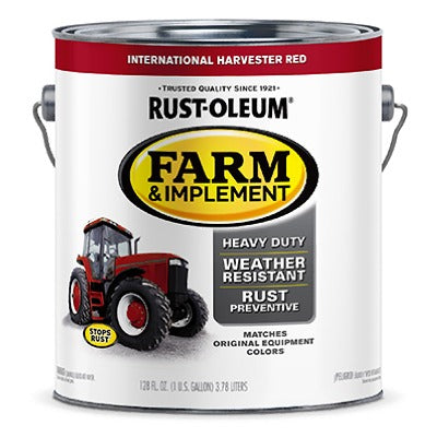 RUST-OLEUM Rust-oleum 280167 Bright Enamel Paint International Red 1 Gal
