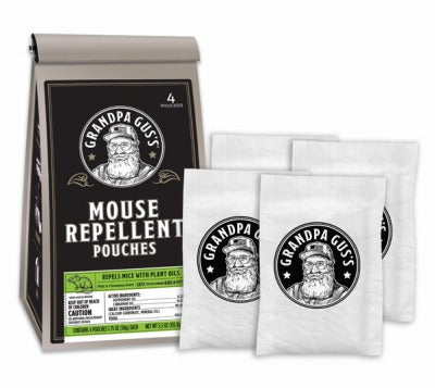 GRANDPA GUS'S Vic West Importers Ltd Co GMM-4-15 Mouse Repellent Pouch 4 Pack