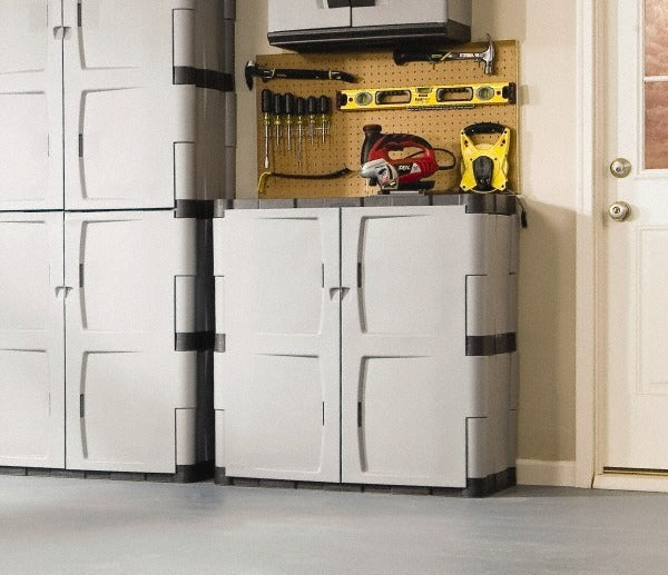 RUBBERMAID Rubbermaid FG708500MICHR Locking Storage Cabinet 36in