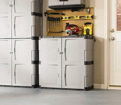 RUBBERMAID Rubbermaid FG708500MICHR Locking Storage Cabinet 36in