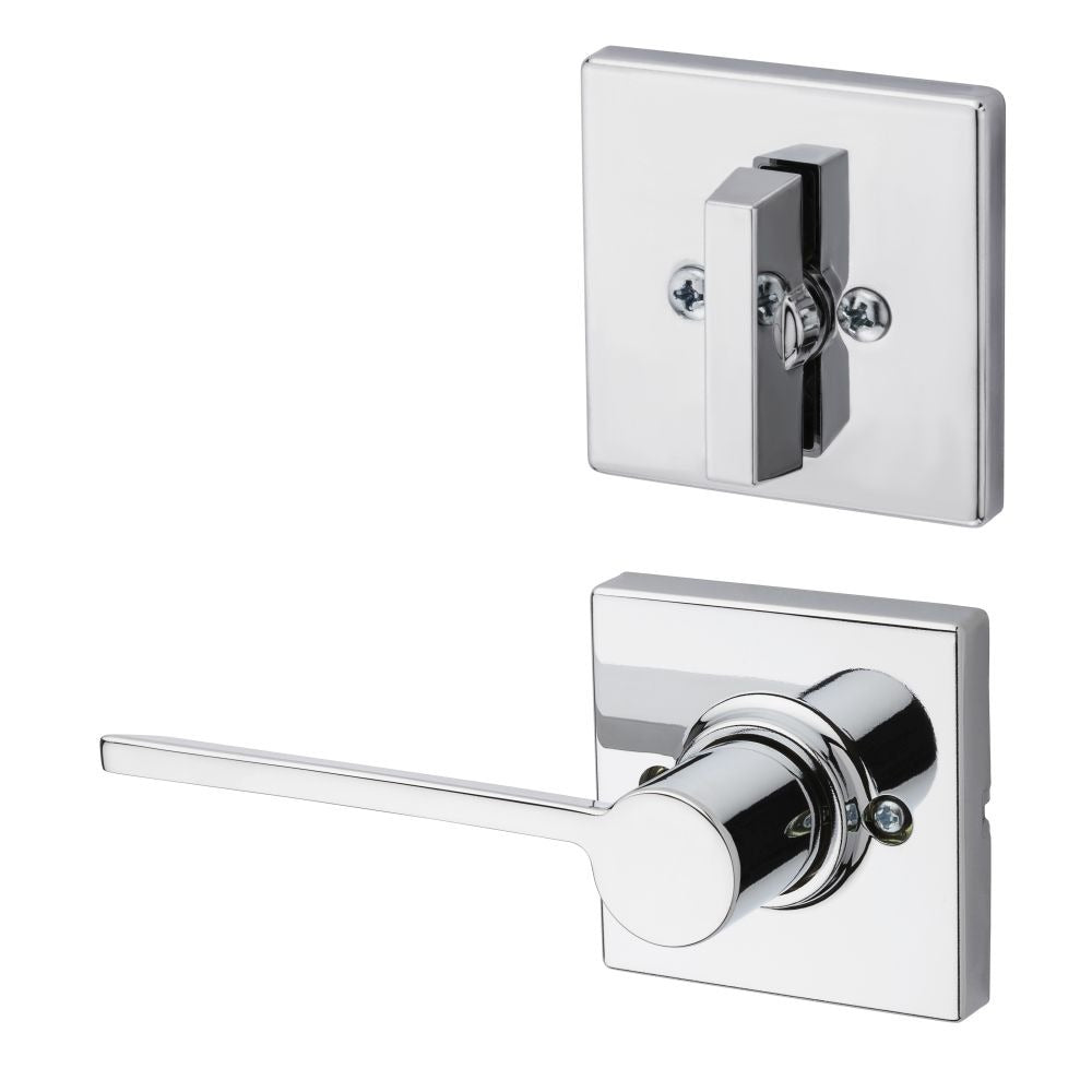 KWIKSET Kwikset 966LRLSQTRH-26.UNIV Ladera Lever Handleset Trim Chrome