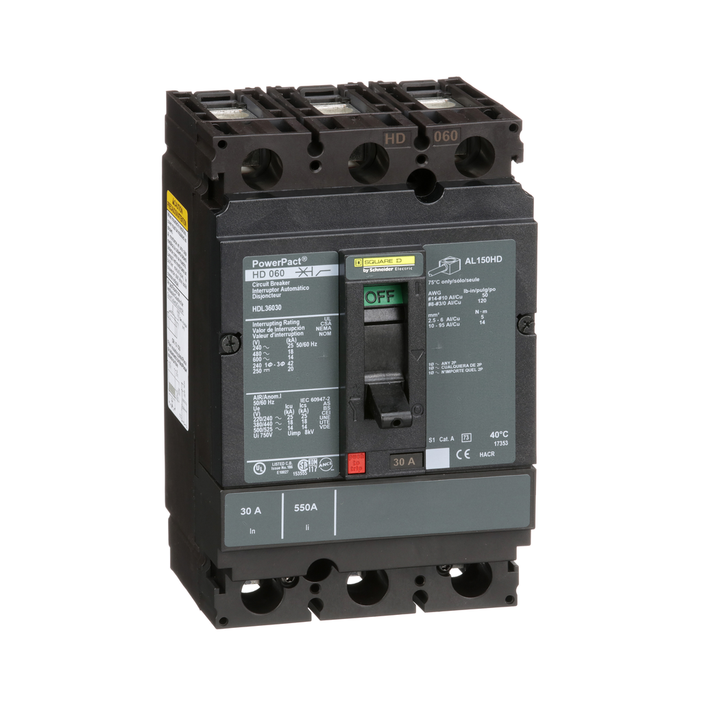 SCHNEIDER ELECTRIC HDL36030 CIRCUIT BREAKERS