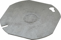 THOMAS & BETTS Thomas Betts 54-C-6 Flat Electrical Box Cover Steel