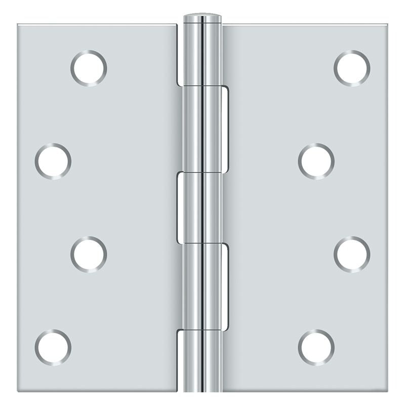 DELTANA Deltana S44U26-R Square Hinge 4x4 Bright Chrome