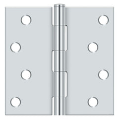 DELTANA Deltana S44U26-R Square Hinge 4x4 Bright Chrome