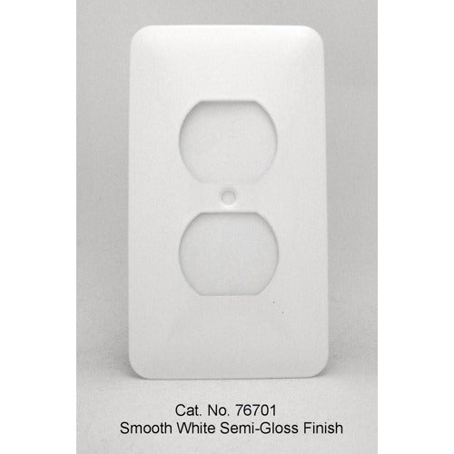 MULBERRY METAL PRODUCTS Mulberry Metal Products 76701 1-Gang Maxi Duplex Wallplate (5 in x 3.5 in)