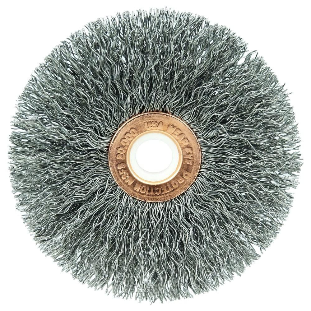 WEILER Weiler 15553 Wheel Brush 3 Inch Crimped Carbon Steel