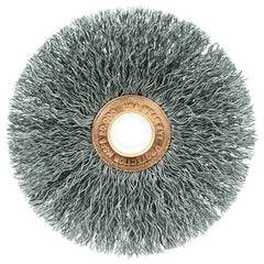 WEILER Weiler 15553 Wheel Brush 3 Inch Crimped Carbon Steel