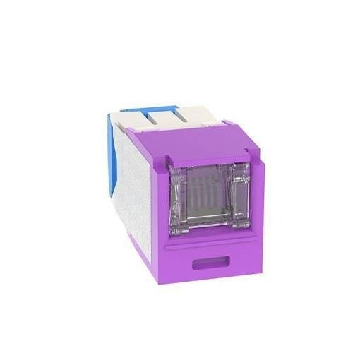 PANDUIT Panduit CJH6X88TGVL Cat6a Spring Shuttered Jack