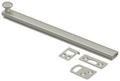 DELTANA Deltana 8SBCS15 Surface Bolt 8in Concealed Screw Satin Nickel