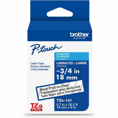BROTHER Brother BRTTZE141G P-touch TZe141 label tape laminated 18mm x 8m