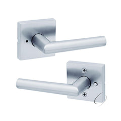 KWIKSET Kwikset 730MILSQT-26D Milan Privacy Lever Satin Chrome