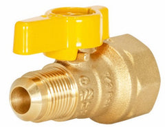 SHARKBITE Sharkbite/cash Acme 60001B Brass Gas Ball Valve 3/8 Fl X 1/2 Fip