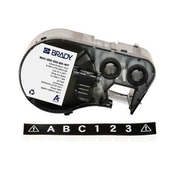 BRADY Brady M4C-500-595-BK-WT Labeling Refill