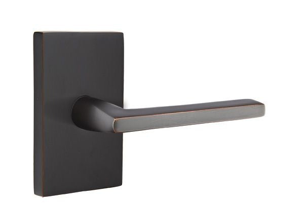 EMTEK Emtek 5212HLOUS10BLH Helios Lever Privacy Set Oil Rubbed Bronze