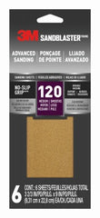 3M 3M Company 11120-G-6 Sandpaper 120 Grit 6 Pack