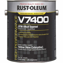 RUST-OLEUM Rust-oleum 245489 Alkyd Enamel Paint Gloss Yellow 1280 Fl Oz