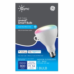 GE G E Lighting 93130127 Smart Led BR30 Bulb 9.5W 2700K 4pk