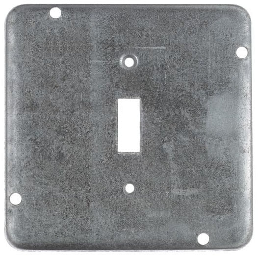 MULBERRY METAL PRODUCTS Mulberry Metal Products 11501 4-11/16 in. Sq Raised Cover 1 Toggle (Steel City RSL-9)
