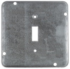 MULBERRY METAL PRODUCTS Mulberry Metal Products 11501 4-11/16 in. Sq Raised Cover 1 Toggle (Steel City RSL-9)