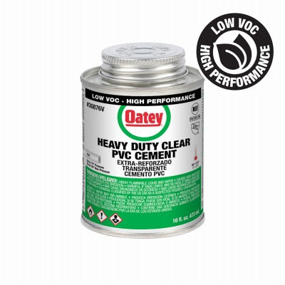 OATEY Oatey Company 30876 Clear Heavy Body Pvc Cement 16 Oz
