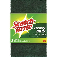 3M 3M 223-10 Heavy Duty Scouring Pad 6 in. (3 Pack) 7100022806