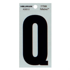 HILLMAN Hillman Fasteners 839512 Adhesive Letter Q 3 Inches 6 Pack