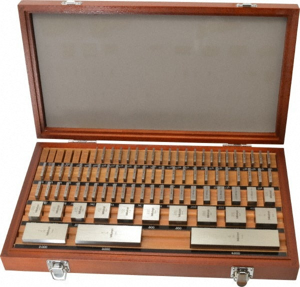 MITUTOYO Mitutoyo 516-403-26 Gage Block Set 81 Pc AS-1 Steel